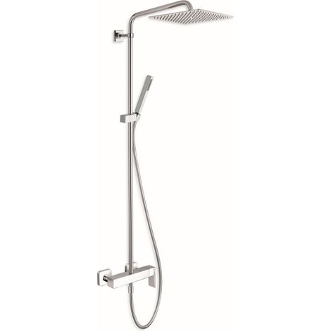 Colonne de douche mitigeur QUADRI S Chromé - Cristina Ondyna (1/3)