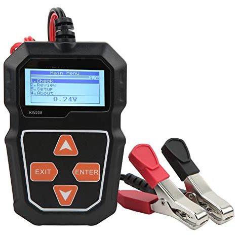 Testeur De Batterie Voiture 12V, Analyseur Numérique Auto, D'alternateur Pour Camion SUV - Écran Couleur TFT LCD, Large Plage CCA 100-2000, Utilisation Faci (1/5)