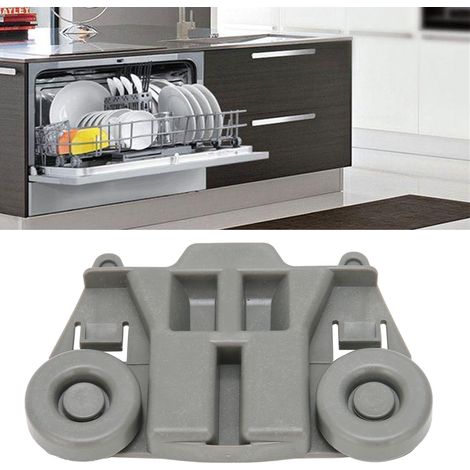 [Pieza de repuesto para la cesta inferior del lavavajillas] compatible con WPW10195417 AP6016764 PS11750057 – Rueda de ABS de 12,9 x 8,3 cm – 1 unidad (1/5)