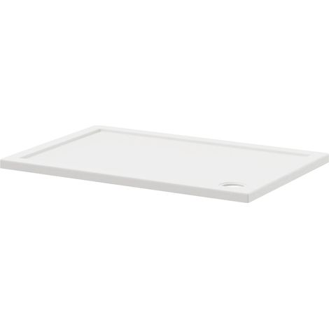Pearlstone Slip Resistant 1200mm x 800mm x 40mm Rectangular Shower Tray (1/4)