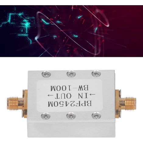 2,4 GHz 2450 MHz Bandpassfilter zur Schmalbandfilterung, um Interferenzen mit WiFi, Bluetooth und Zigbee zu verhindern. (1/5)
