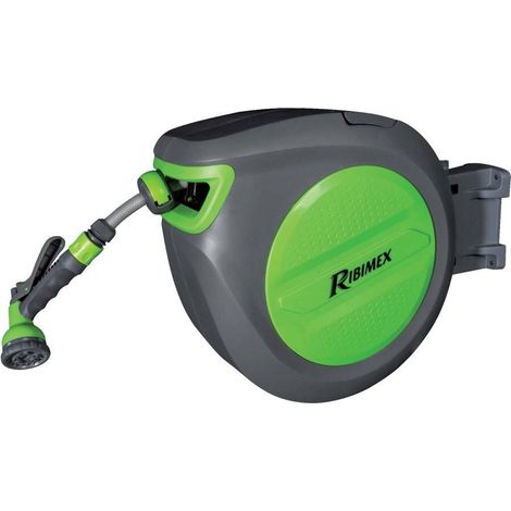 Aufrollbarer Gartenschlauch RIBIMEX, automatischer Aufroller