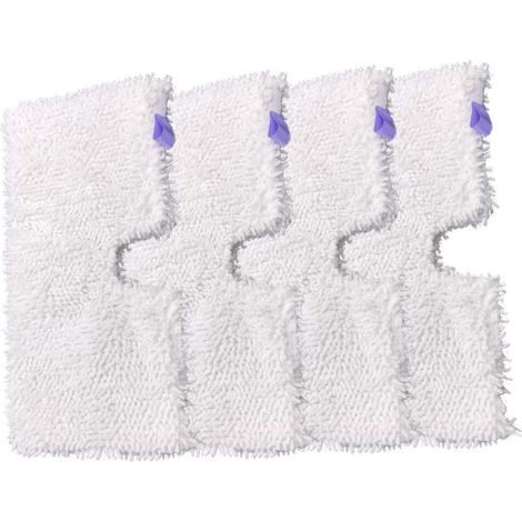 Chiffon Microfibre Pour Balai À Vapeur - Compatible S3500 S3550 S3901 S3601 S3501 - 4 Pièces (1/4)
