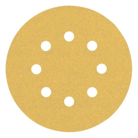 2608900806 - KIT 5 FOGLI BOSCH D.125mm P.100 8 FORI , EXPERT for LEGNO+VERNICE