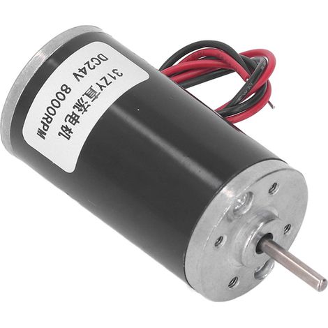 31ZY Permanentmagnet-Elektromotor, hohes Drehmoment, variable Drehzahl, Metallgetriebe, 24 V Gleichstrom, 8000 U/min (1/5)