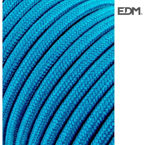 Cavo Tubulaire Cord 2x0,75mm C68 Azzurro 5m