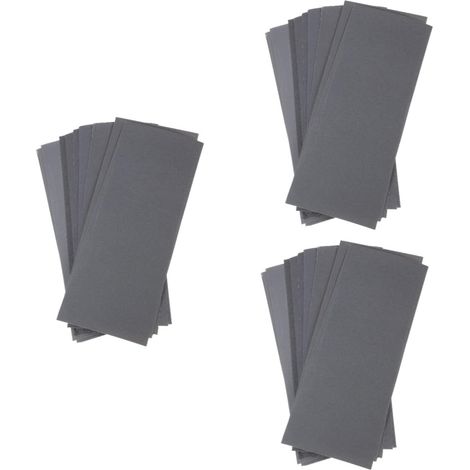 3 Ensembles Papier De Verre Imperméable Grossier Assortiment De Abrasifs Humides Et Secs Papier De Verre Pour Ponceuse Orbitale Grincer Ponçage Feuilles3 (1/5)