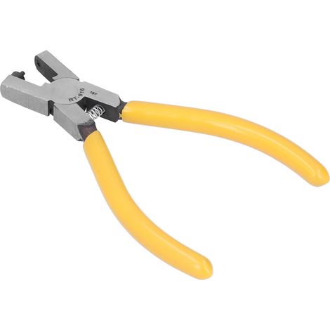 Pince à poinçonner en fer avec ressort de tension, outil de poinçonnage pour la fabrication d'articles en cuir et de quincaillerie (1/5)