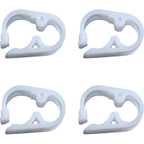 Lot de 4 colliers de serrage réglables en plastique de 6 à 12 mm pour tube de contrôle du débit d'eau de laboratoire, collier de serrage (1/5)