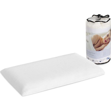 Cuscino giovanile 90x35 - 6 CM - Viscoelastico. Rimovibile e lavabile. Ergonomico. Il tuo primo cuscino