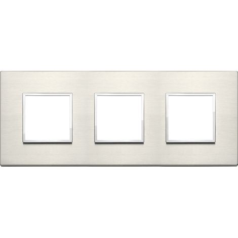 VIMAR - 21644.08 Plaque 6M (2+2+2) int71 titane