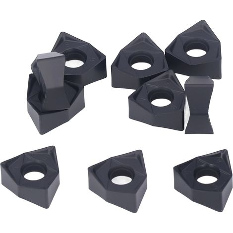 10 beschichtete Hartmetall-Dreheinsätze für CNC-Dreh- und Fräsmaschinen, Schneidwerkzeug WNMU080608 (1/5)
