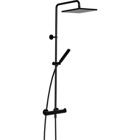Colonne De Douche Omega Thermostatique Complete Blackmat - CRISTINA ONDYNA OG48613