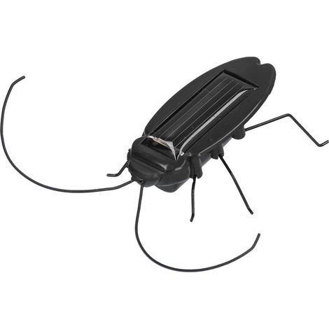 Insectes factices à énergie solaire, jouets de simulation de cafards, accessoires de décoration d'Halloween (1/5)