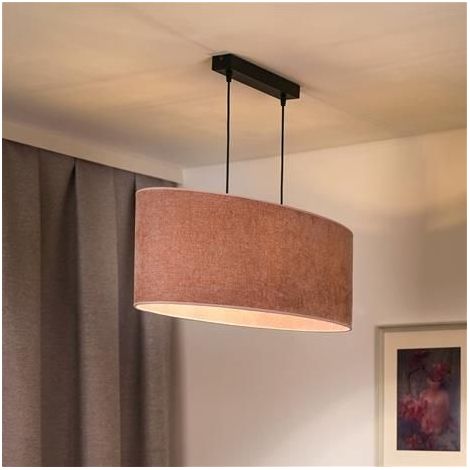 [NEUWERTIG] B-Ware Euluna Hängelampe Hängeleuchte Celine LED Pendelleuchte Lampe pink 80cm lang (1/2)