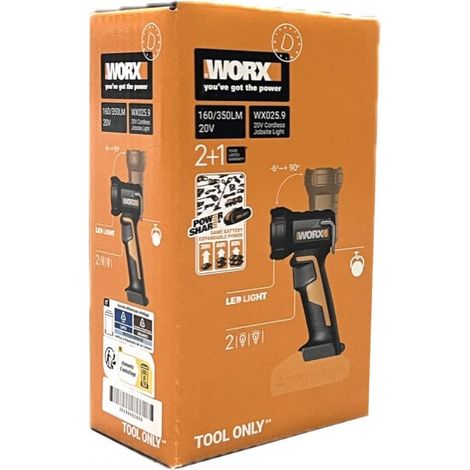 WORX WX025.9 20 V Akku LED-Taschenlampe"-"182841276