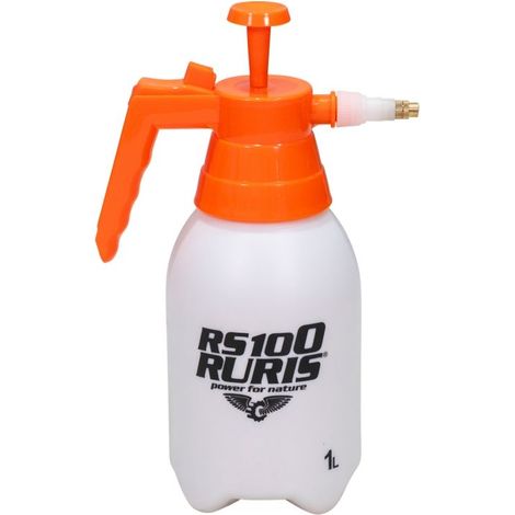 RURIS Pulvérisateur Manuel RS 100, Réservoir 1L, Buse en Cuivre Ajustable, Pression 2 Bar, Poignée avec Blocateur, Compact et Léger, Jardin et Serre (1/4)