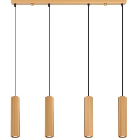 Sollux Karbon Suspension à barre lumineuse dorée 4x GU10 (1/5)