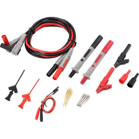 Multimeter-Messleitungen, P1300C Elektronische Digitalmultimeter-Messleitungen für effiziente und genaue Messungen, geeignet für Testzwecke, Messleitungen