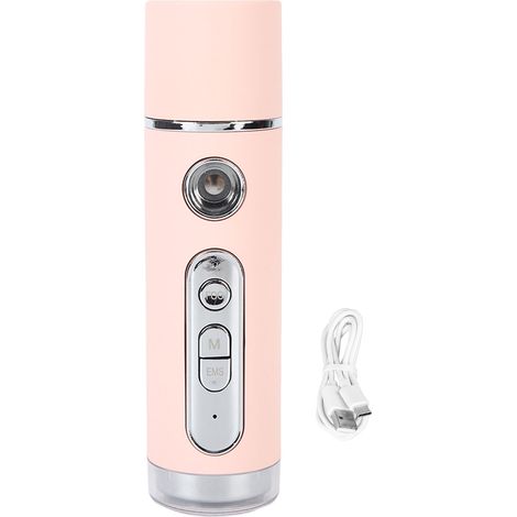 Stylo Massageur Oculaire Vibrant EMS, Réduit Cernes et Fatigue, Portable pour Voyage et Bureau, 15ml Rose (1/5)