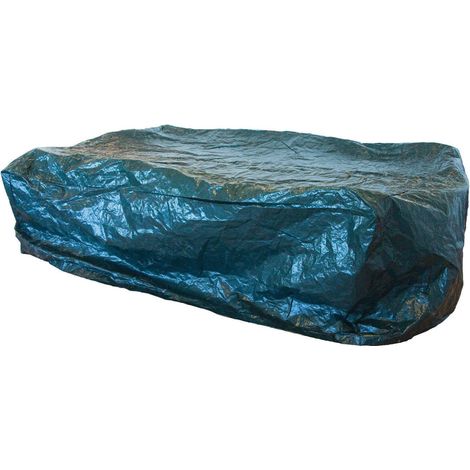 Rechteckige Gartentisch Schutzhülle Gartenmöbel Wetterschutz Abdeckplane (1/2)