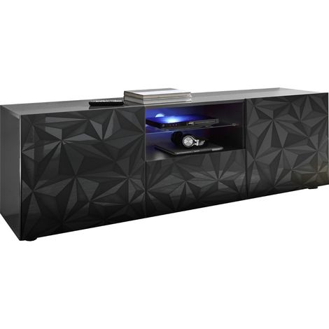 Mobile Porta TV 2 Ante 180x42x57 cm in Legno TFT Praga Antracite (1/4)
