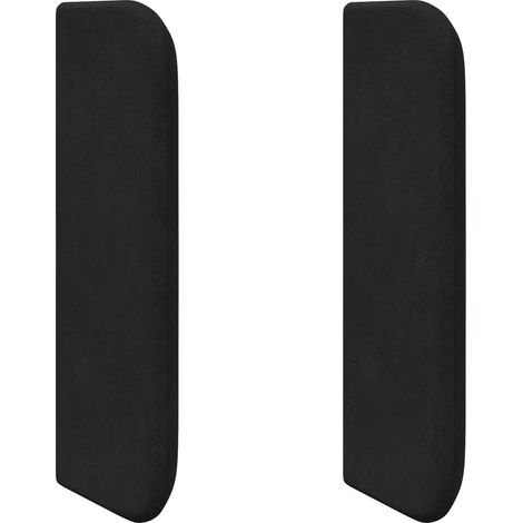 Maison Exclusive - Kopfteil Ohr Schwarz 40,5 x 40,5 x 4 cm Samt