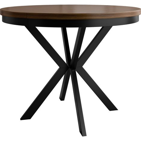 Mesa Oswego 155, Nogal, 76x0x0cm, Alargamiento, Aglomerado laminado, Metal