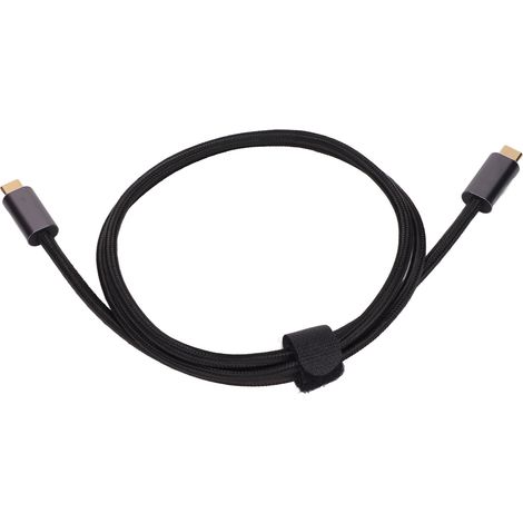 Câble d'extension USB-C 3.2 mâle-mâle 100W 20Gbps 8K 60Hz pour bureau et étude, 100 cm (1/5)