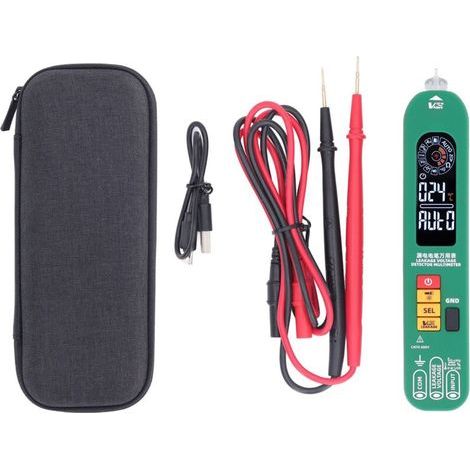 BSIDE – Digitales Stiftmultimeter, AC/DC-Spannungsprüfer, Intelligentes professionelles Strommessgerät, Voltmeter, S8-Stiftsensor (1/5)