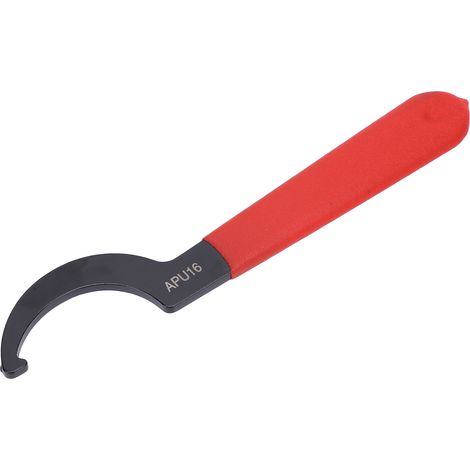 Clé à crochet robuste en acier rapide APU16 pour le serrage d'écrous sur machines-outils et tours (1/5)
