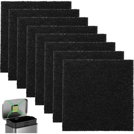 Filtre à charbon actif pour seau à compost, filtres pour bacs à compost pour composteur de déchets de cuisine (1/5)