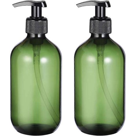 Filiyano-Lot de 2 flacons vides de 500 ml pour shampoing, savon ou lotion. (1/5)