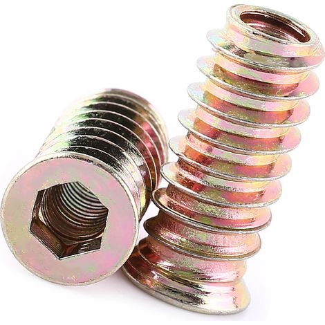 Flachkopfschrauben mit Außengewinde M6/M8/M10, Innensechskantgewinde, Packung mit 20 Stück. (1/5)