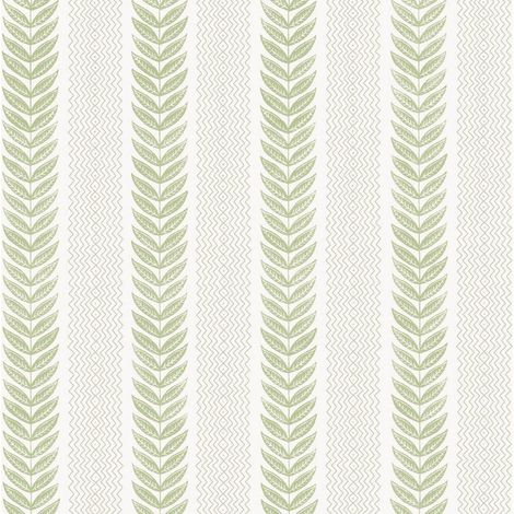 Textured Wallpaper Sage Green Leaf Stripe Smooth Paper Washable Wall Decor (1/4)