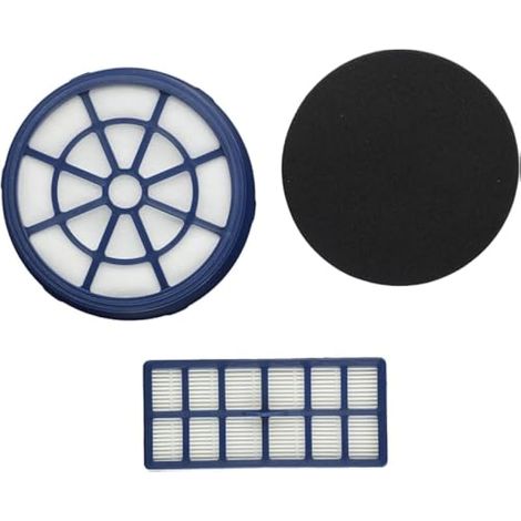 U81 Lot de 3 filtres pré-moteur et filtre d'échappement pour aspirateur Hoover Breeze, lavable et réutilisable (1/5)