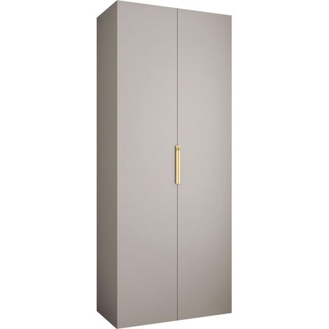 Armario Hartford 572, Cachemira, 246x100x52cm, Puertas de armario: Con bisagras, Número de estantes: 6 (1/5)