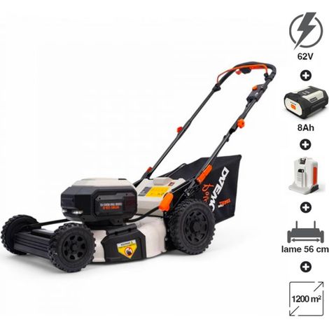 Tondeuse sans fil 62V DAEWOO, lame 56 cm, batterie 8Ah et chargeur - DALLM62-22SP-K1 (1/5)
