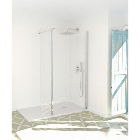 Paroi de douche fixe New Lisboa - 100 cm (1/4)