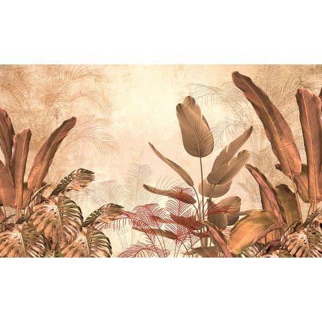 Papier peint panoramique - Plantes Tropicales - 130 cm x 78 cm (1/2)