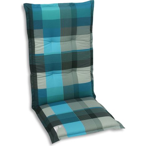 GO-DE Hochlehner-Auflage 120 x 50 x 7 cm ocean-schwarz Sitzkissen Sitzpolster (1/3)