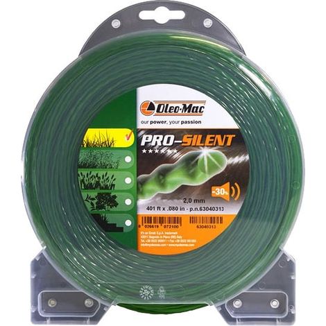 Filo decespugliatore elicoidale OleoMac Pro-Silent