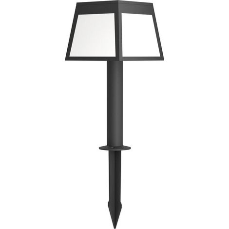 [NEUWERTIG] B-Ware Eglo Sockelleuchte Gartenleuchte Solar LED Außenleuchte schwarz Bewegungsmelder (1/2)