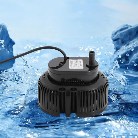 Pool Pumpe 75W Planschbecken Filterpumpe mit Wasserleitung, Anschlüsse, IPX8 Filterpumpe Pool für Teiche, Schwimmbäder, Springbrunnen, Aquarien, landwirtschaftliche Bewässerung