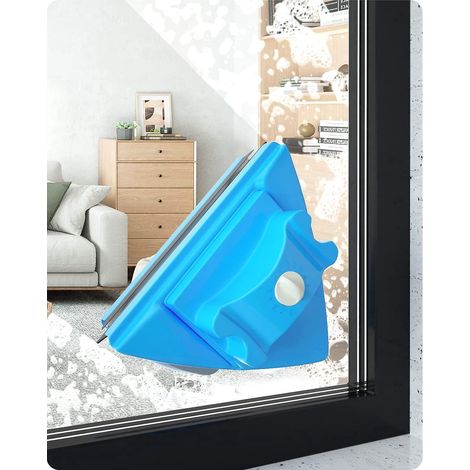Kit de nettoyage de vitres magnétique double réglable de 30 mm avec essuie-vitres coulissants (1/5)