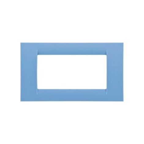 PLAQUE 4 POS.BLEU CIEL SYSTEM VIRNA GEWISS GW22164