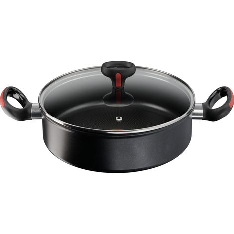 Lagostina Linea Rossa, Alluminio, Tegame con Coperchio Ø 26 cm (1/4)