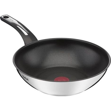 Tefal Emotion Sartén Wok Acero Inoxidable 28 cm (1/4)