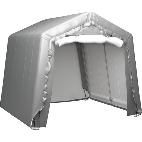 Carpa de almacenamiento acero gris 240x240 cm vidaXL (1/5)