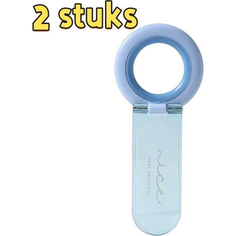 Support de siège de toilette en 2 parties - Empêche de toucher la poignée - Forme annulaire - Convient aux toilettes, protège des mains sales - 7 x 4,5 x 0,3 cm - Anneau bleu et doré (1/5)